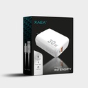 CARGADOR 220V MODX-C015 - 6A - INTENSIFY -  1USB 1TC + CABLE USB A TIPO C - XAEA - BLANCO