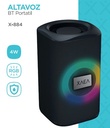 ALTAVOZ BT C/LUZ 3W X-884 - XAEA NEGRO
