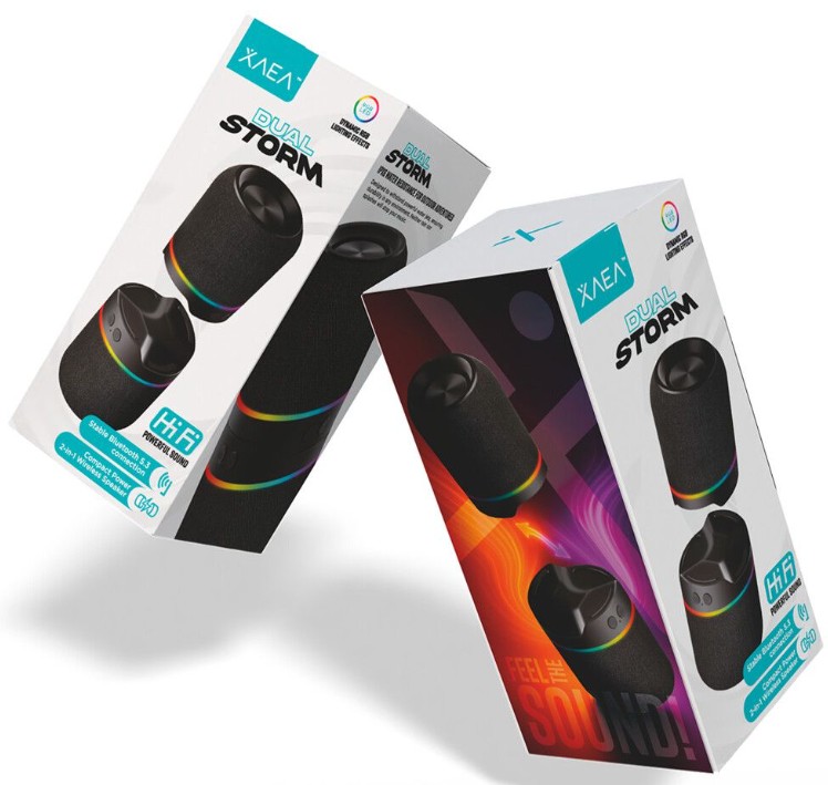 ALTAVOZ PEQUEÑO DUAL STORM X-000P - XAEA - NEGRO