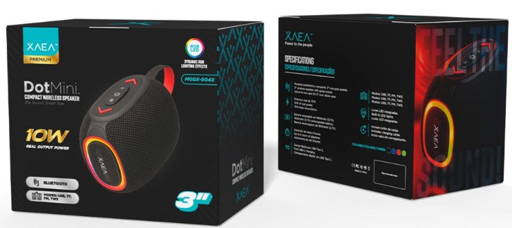 ALTAVOZ PEQUEÑO X-004X - XAEA - AZUL