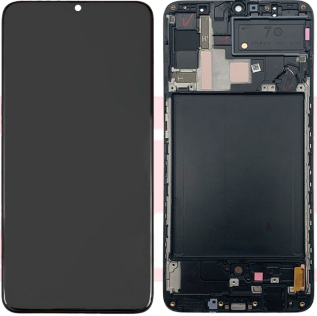 PANTALLA COMPLETA S A70 (2019) A705F  CON MARCO INCELL