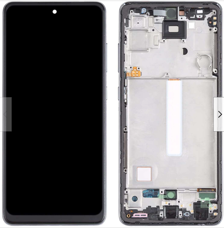 PANTALLA COMPLETA S A72 5G A726B CON MARCO INCELL NEGRO 