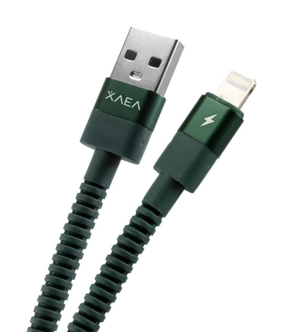 CABLE USB X-089 - HULK - LIGHTNING - XAEA - VERDE