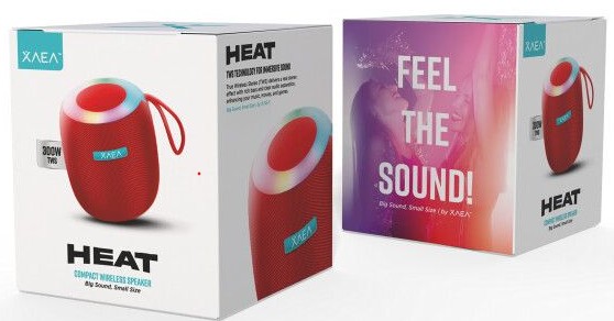 ALTAVOZ 3"  X-022 HEAT - XAEA - ROJO