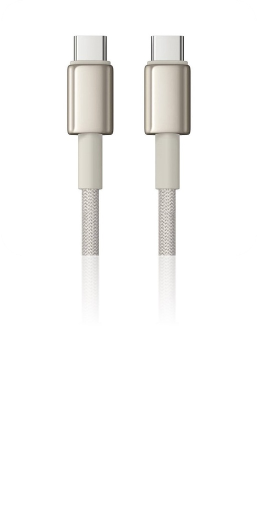 CABLE USB LIGHTNING X-102C - HERA - XAEA - DORADO CHAMPAGNE