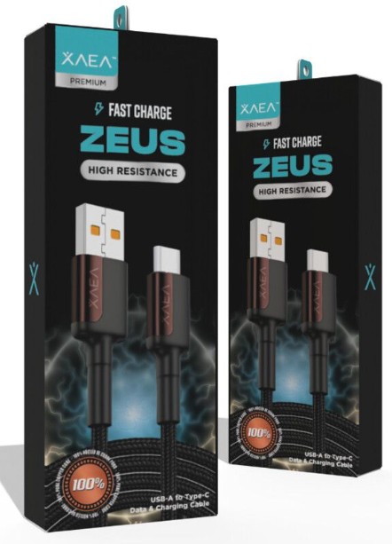 CABLE USB TIPO C X-103C - ZEUS - XAEA - MARRON