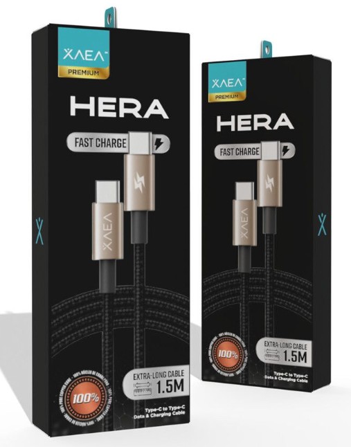 CABLE TIPO C - C X-105C - HERA (1,5mt)- XAEA - DORADO CHAMPAGNE