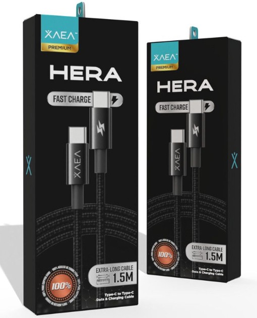 CABLE TIPO C - C (1,5mt)  X-105C - HERA - XAEA - NEGRO