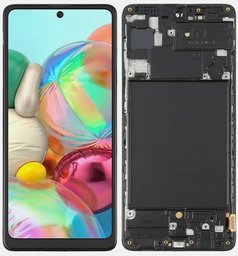 [9452] PANTALLA COMPLETA S A71 SM-A715 C/MARCO INCELL NEGRO