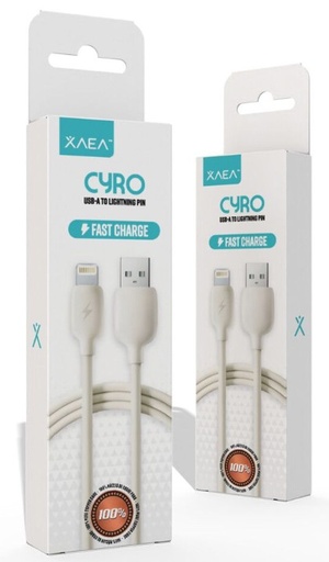 [CABX0810001] CABLE USB LIGHTNING CYRO X-100 - XAEA - BLANCO