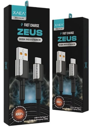 [CABX0910310] CABLE USB TIPO C  X-103C - ZEUS - XAEA - PLATEADO