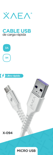 [CABX1009401] CABLE USB X-094  MICRO - XAEA - BLANCO