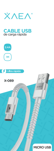 [CABX1008901] CABLE USB X-089 MICRO - XAEA - BLANCO