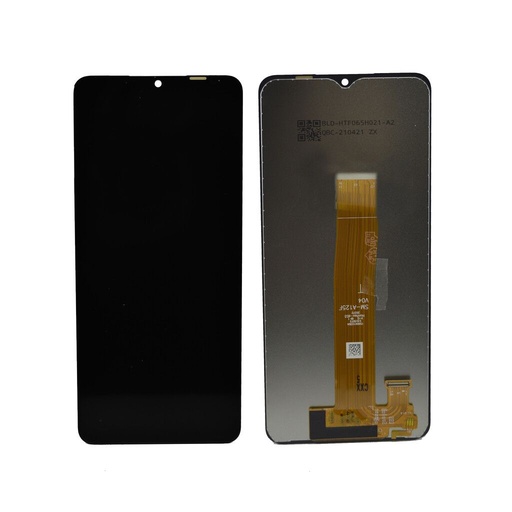 [9296] PANTALLA COMPLETA S A12 -SM-A125F - S/ MARCO - ORIG NEGRO