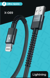 [CABX0808920] CABLE USB X-089 LIGHTNING - XAEA - PLATA