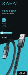 [CABX1008920] CABLE USB X-089  MICRO  - XAEA - PLATA